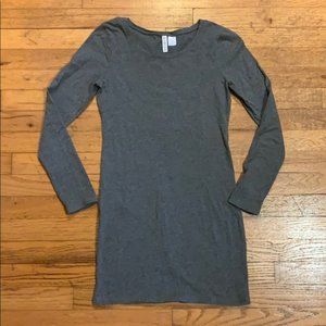 H&M Divided Grey Divided Long Sleeve Dress